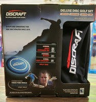 DELUXE DISC GOLF SET WITH BAG