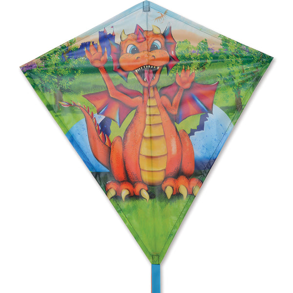 30 in. Diamond Kite - Baby Dragon