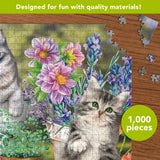 Garden Cats Spring 1000 Piece Jigsaw Puzzle