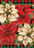 Christmas Poinsettia Garden Flag