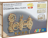 WOODENCITY: STEAMPUNK WALL CLOCK