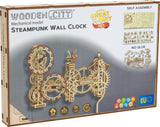 WOODENCITY: STEAMPUNK WALL CLOCK