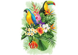 WOODEN CITY PUZZLE: TROPICAL BIRDS M