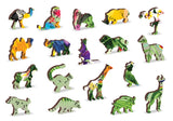 WOODEN CITY PUZZLE: TROPICAL BIRDS M