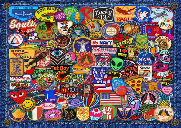 WOODEN CITY PUZZLE: PATCH CRAZY XL