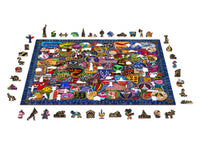 WOODEN CITY PUZZLE: PATCH CRAZY XL