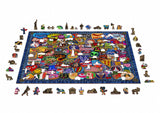 WOODEN CITY PUZZLE: PATCH CRAZY XL