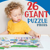 Richard Scarry Things That Go Floor Puzzle