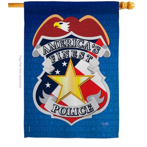 America's Finest Police House Flag