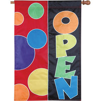 Applique Flag - Rainbow Open