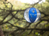 Blue Peace Angel Spinning Globe