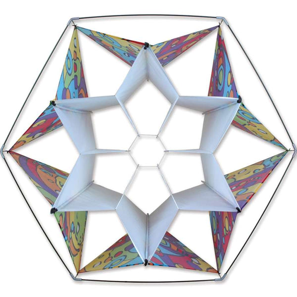 Clarke's Crystal Box Kite - Rainbow Orbit