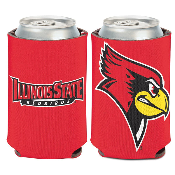 NCAA Illinois State 2 Color 12oz Can Cooler, Collapsible