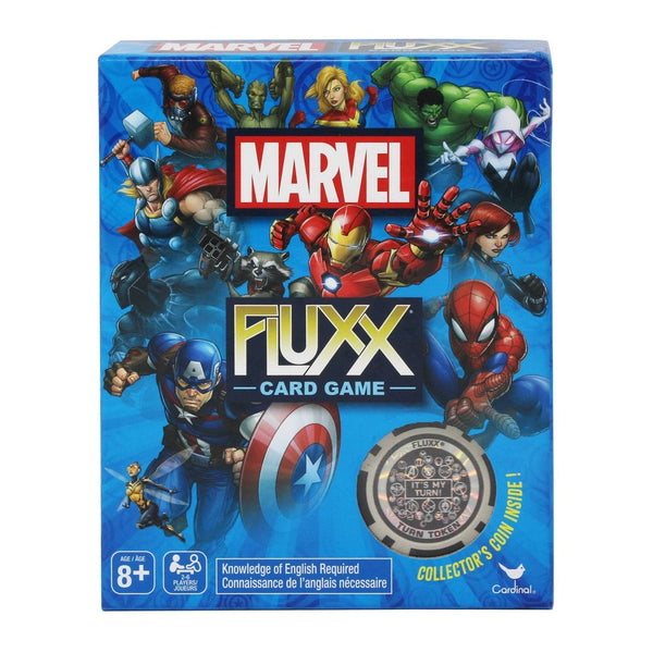 Marvel Fluxx Card Game with Collector's Coin