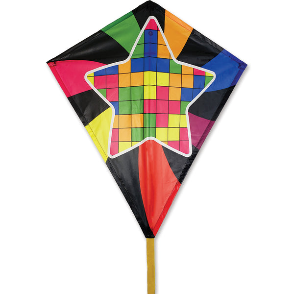 30 in. Diamond Kite - Star Blocks