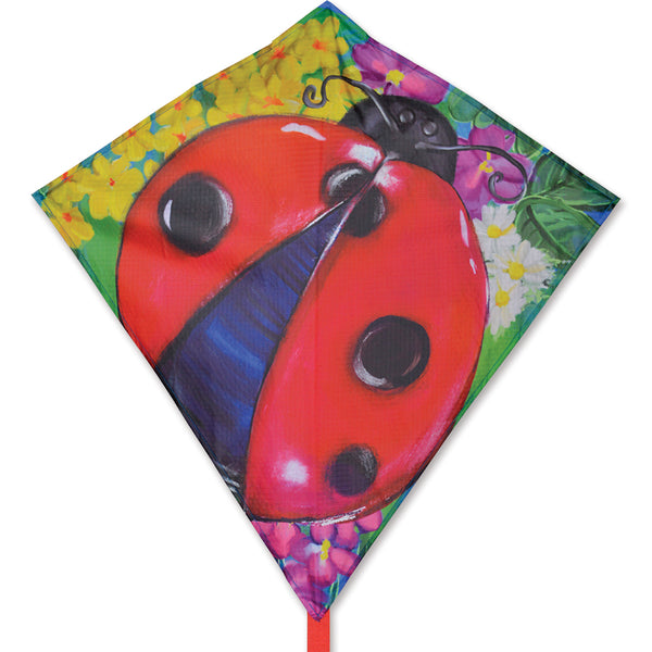 25 in. Diamond Kite - Ladybug
