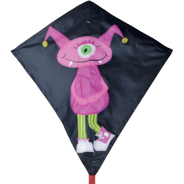 30 in. Diamond Kite - Girl Monster