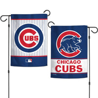 CHICAGO CUBS GARDEN FLAGS 2 SIDED 12.5" X 18"CUBS GARDEN FLAGS 2 SIDED 12.5" X 18"