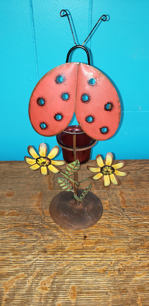 Ladybug Candle Holder