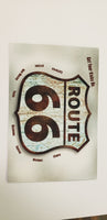 Postcard Get Your Kicks on Route 66 Rugged sign