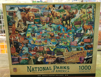 NATIONAL PARKS OF AMERICA 1000 PIECE JIGSAW PUZZLE
