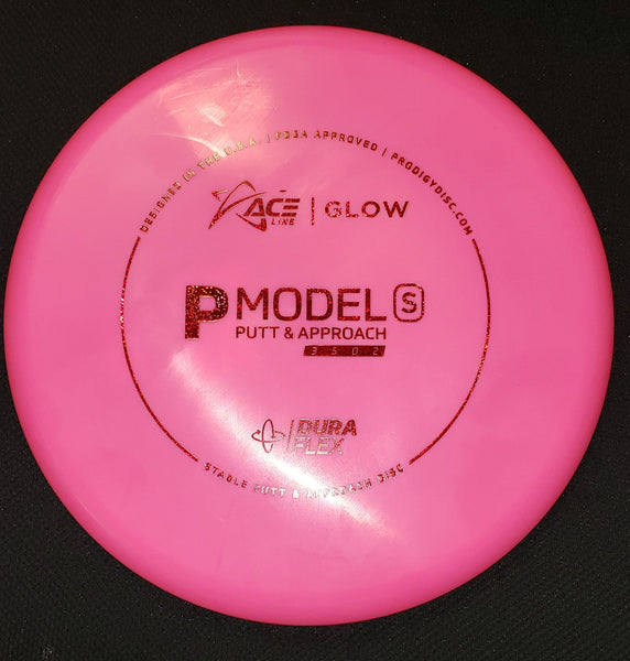 ACE LINE P MODEL S DURAFLEX GLOW PLASTIC DISC- CALE LEIVISKA BOTTOM STAMP - Pink 173g