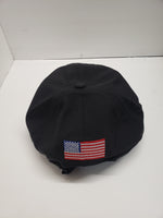 Route 66 black Hat with American Flag on the Back