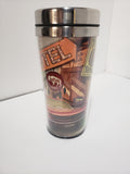 Route 66 Travel Mug Garage Collage