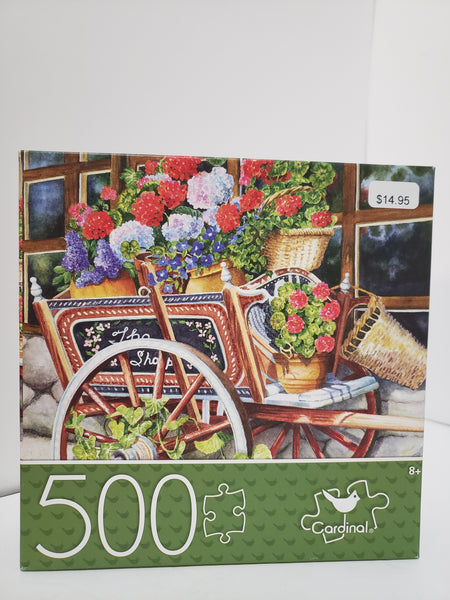 Peddlin' Posies Jigsaw Puzzle 500 Pieces Cardinal