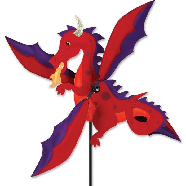19 in. WhirliGig Spinner - Red Dragon