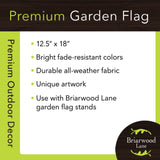Fireflies Spring Garden Flag