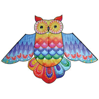 86 in. Rainbow Owl Kite