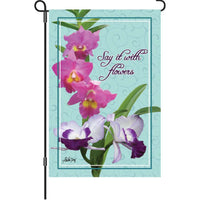 12 in. Flag - Say It With Flowers