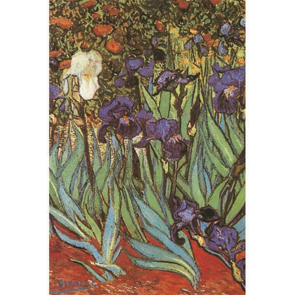 Van Gogh Irises Garden Flag