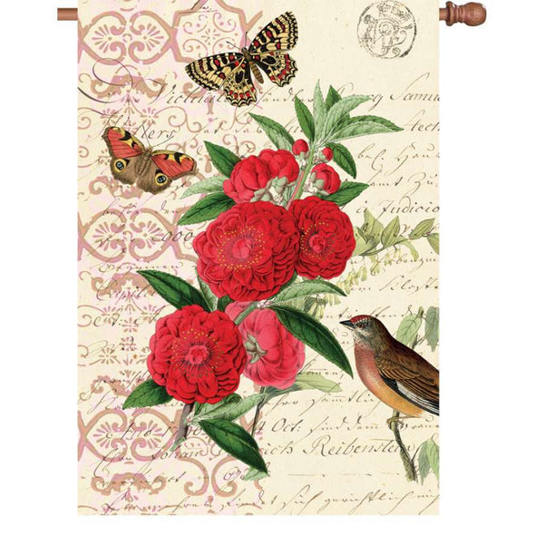 28 in. House Flag - Antique Apricot
