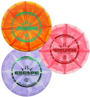 Dynamic Discs 3 Disc Prime Burst Starter Set | Set Includes a Prime Judge, Prime Truth, and Prime Escape | Maximum Distance Frisbee Golf Driver | Disc Golf Stamp and Color Will Vary