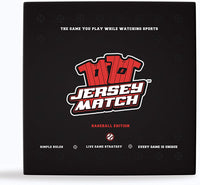 Jersey Match Baseball Edition Board Game - The Game You Play While Watching Sports
