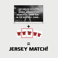 Jersey Match Baseball Edition Board Game - The Game You Play While Watching Sports