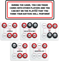Jersey Match Baseball Edition Board Game - The Game You Play While Watching Sports