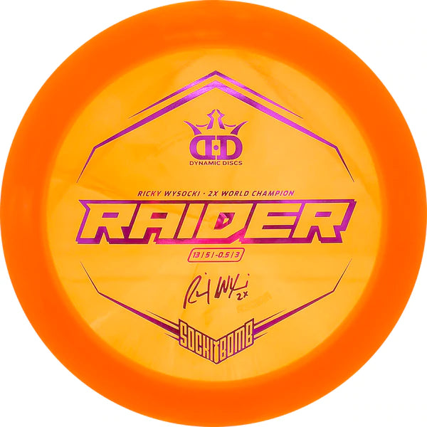 Dynamic Discs Lucid Raider Ricky Wysocki Sockibomb Stamp