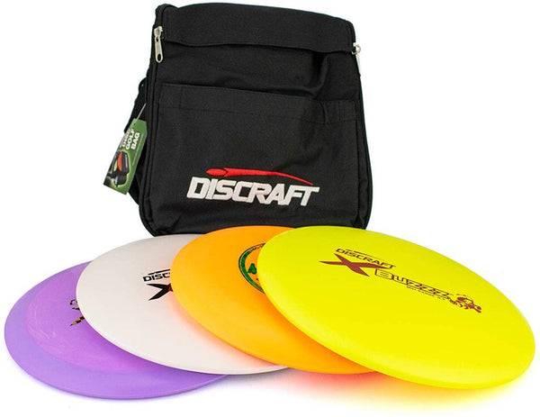 DELUXE DISC GOLF SET WITH BAG