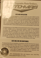 Route 66 Auto Magnet Auto Emblem