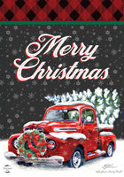 Merry Christmas Pickup Garden Flag