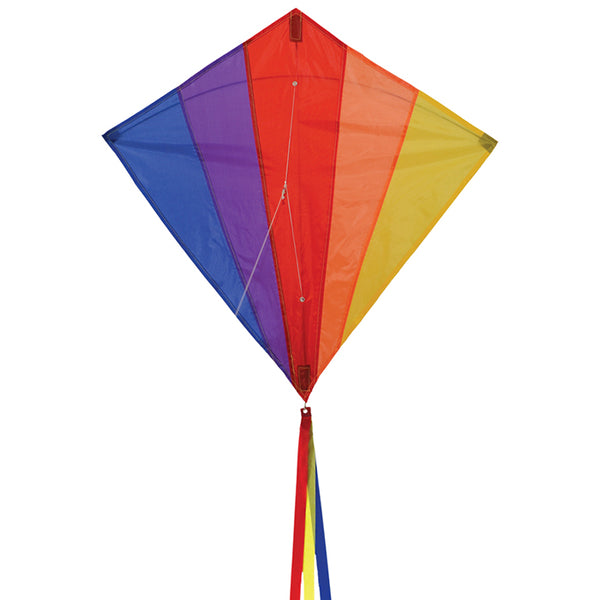 Rainbow 30" Diamond Kite
