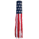 U.S. Stars and Stripes Embroidered 40" Windsock