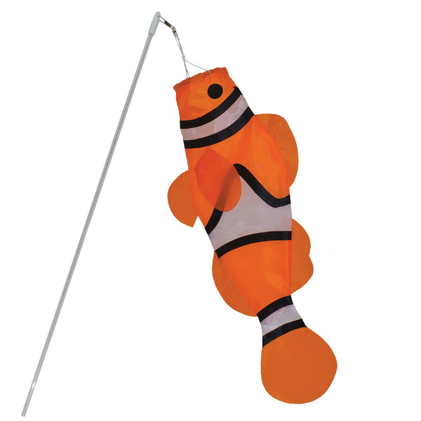 18" CLOWNFISH ON WAND