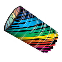 3D Spin Tube Kite Rainbow Spectrum