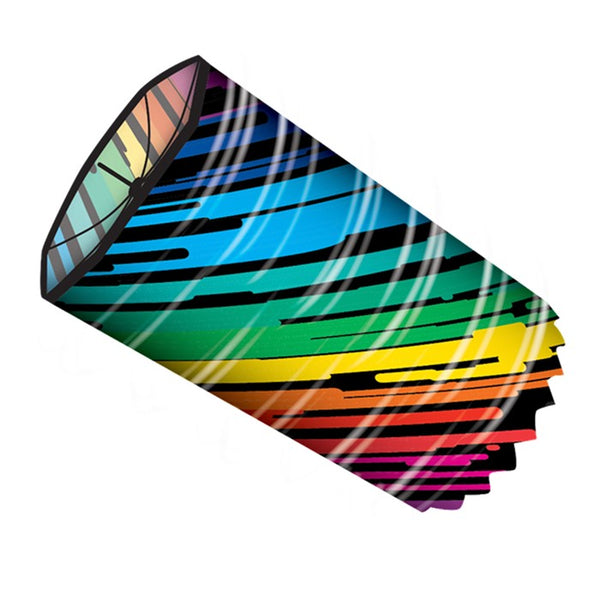 3D Spin Tube Kite Rainbow Spectrum