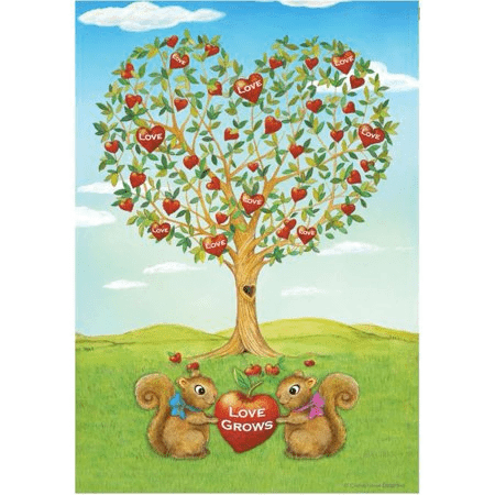 Love Grows House Flag
