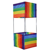 RAINBOW STRIPE BOX KITE